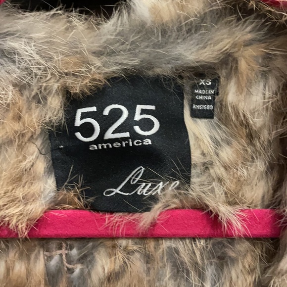 Brown authentic rabbit fur vest xs - Picture 4 of 4